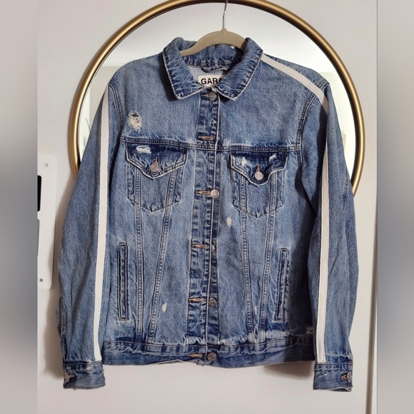 Garage Jackets & Blazers - Boyfriend Denim Jacket Mid-Wash  Large
